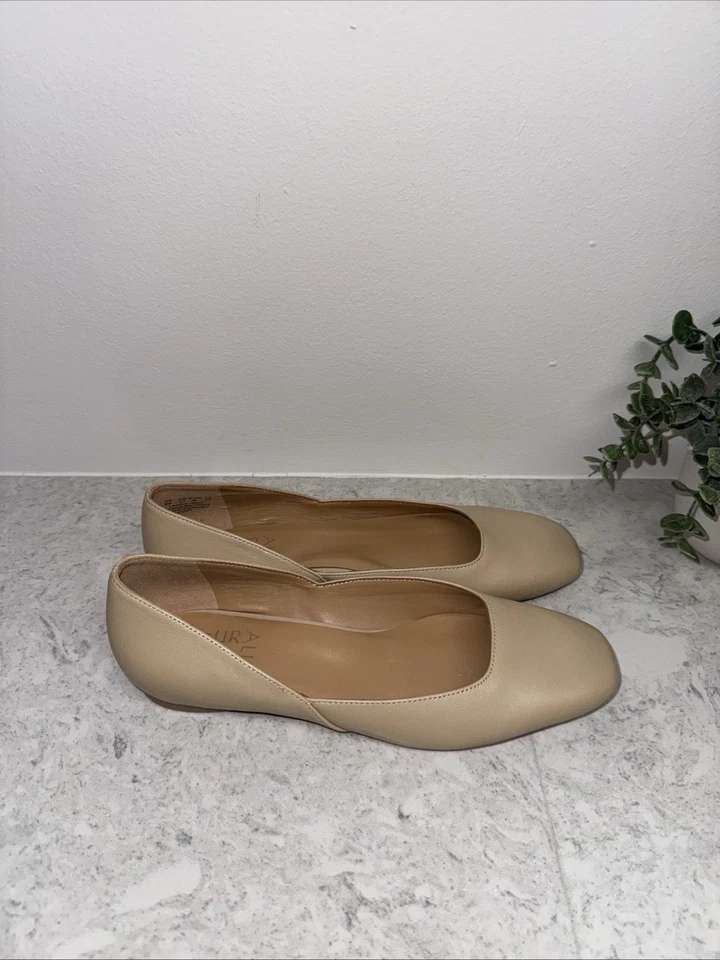 Naturalizer Cody Women's Flat Coastal Tan Leather Size 6M NWOB - Image 4 of 4