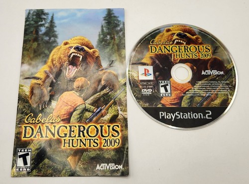 Cabela's Dangerous Hunts 2009 PS2 Sony Playstation 2 Disc+Manual - Picture 2 of 4