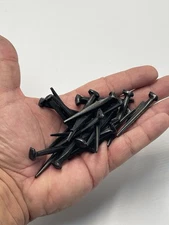 25- 2 Inch Rosehead nails square wrought iron vintage rustic Decorative historic