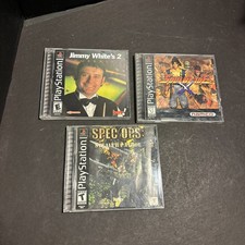 PS1 Game Lot Soul Blade Spec Ops Jimmy White Cueball PlayStation #4