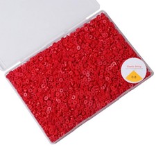 4000pcs Red Clay Beads Bracelet Making Kit, 6mm Flat Round Polymer Clay Beads...