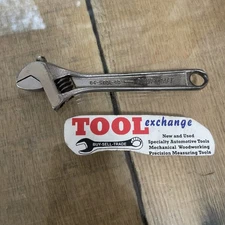 Vintage POWR-Kraft 4"-inch Adjustable Wrench 84-4701-4C Forged Steel USA