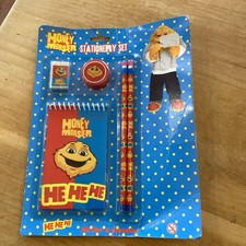 Vintage honey monster school stationery set, new, 2011