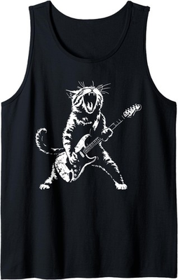 #ad Punk Rock cat Tank Top $34.99