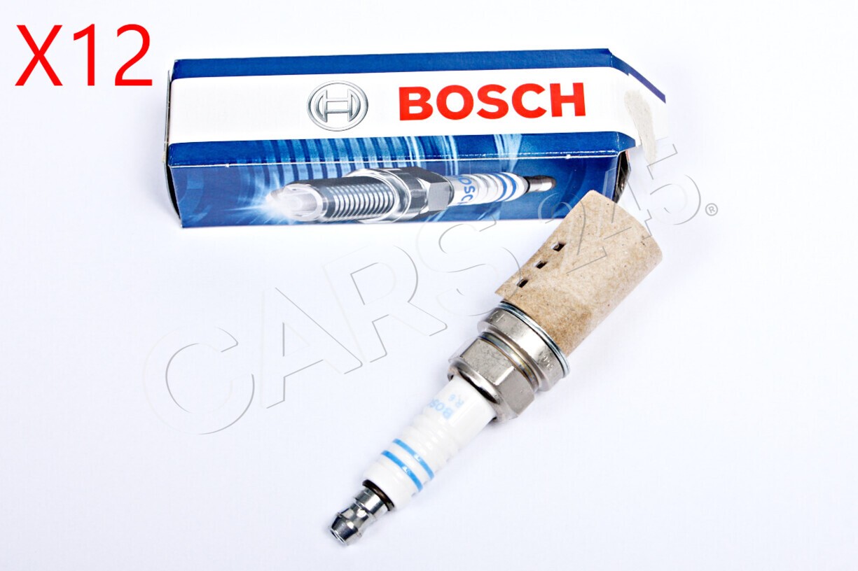 BOSCH 12x Spark Plug For AUDI BERTONE BMW CHERY CHEVROLET DACIA 87-15 0242235668