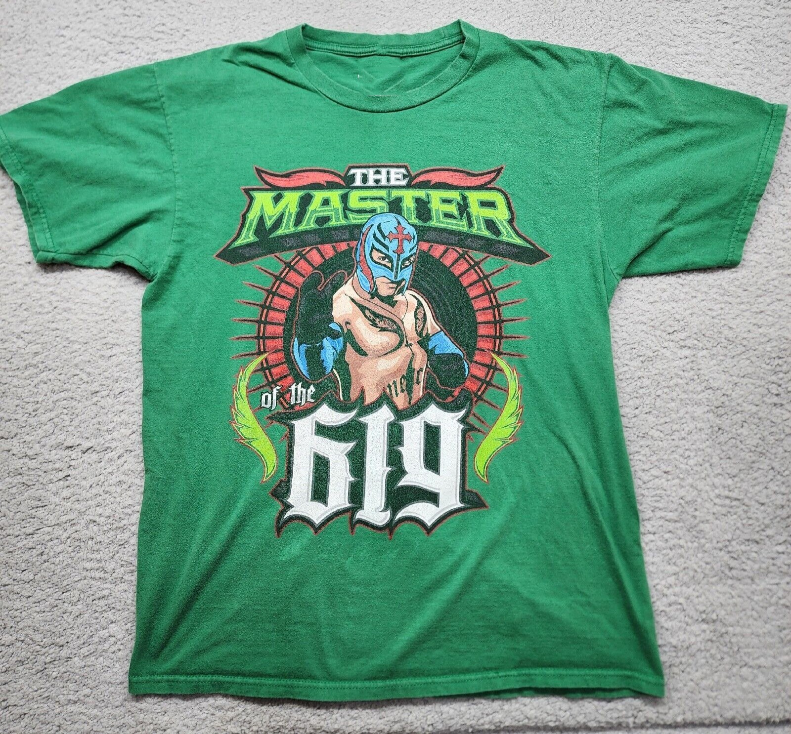 Rey Mysterio Green T-Shirt Cotton Men's Tee All Size S-4XL VN620