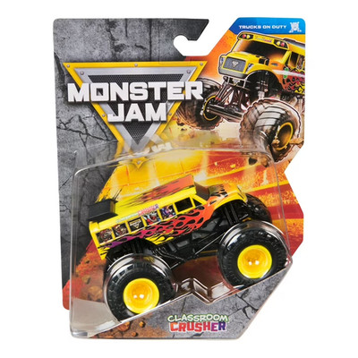 BRAND NEW CLASSROOM CRUSHER  1:64 Monster Jam Truck Series 44 School Bus 2025