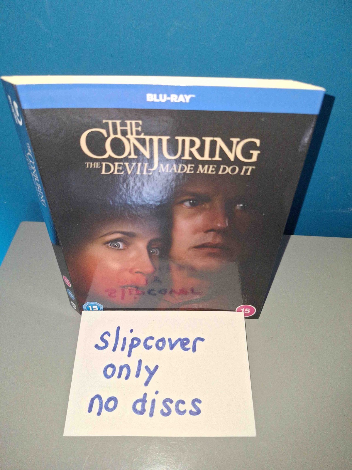The Conjuring Blu-ray Patrick Wilson SLIPCOVER ONLY - OFFER BUY 5 GET 1 FREE