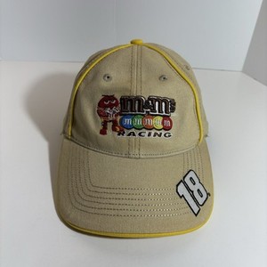 Kyle Busch #18 M&Ms Racing New Era NASCAR Hat Cap Beige Stretch Joe Gibbs