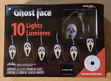 Fun World Ghost Face String Lights Horror Movie Scream 