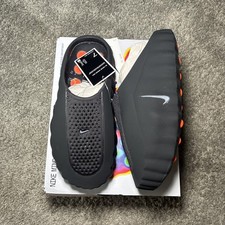 Nike Mind 001 Pre Game Mule Slide Black Chrome Size 7W - BRAND NEW