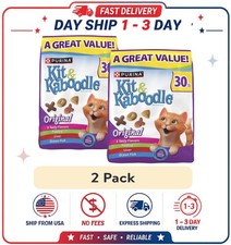  2 pack Purina Kit  Kaboodle Original, Indoor Dry Cat Food, Chicken, Liver