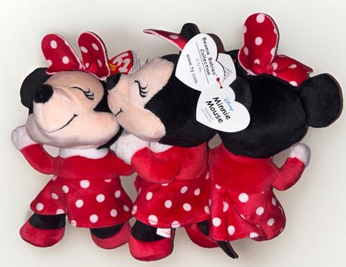 Disney Minnie Mouse TY Beanie Baby 2024 All New Material Soft & Plushie - Picture 8 of 11