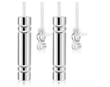 Novstuf Bathroom Light Pull Cord Handle, 2 PCS Chrome Light Switch End Weight