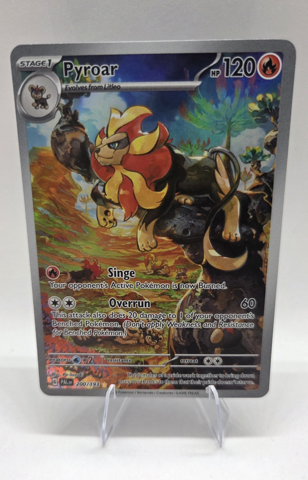 Pyroar 200/193 Sv02: Paldea Evolved Holo
