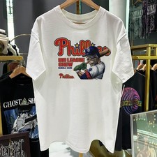 Phillies Big League Chew Bubble Gum White T-Shirt QT7095