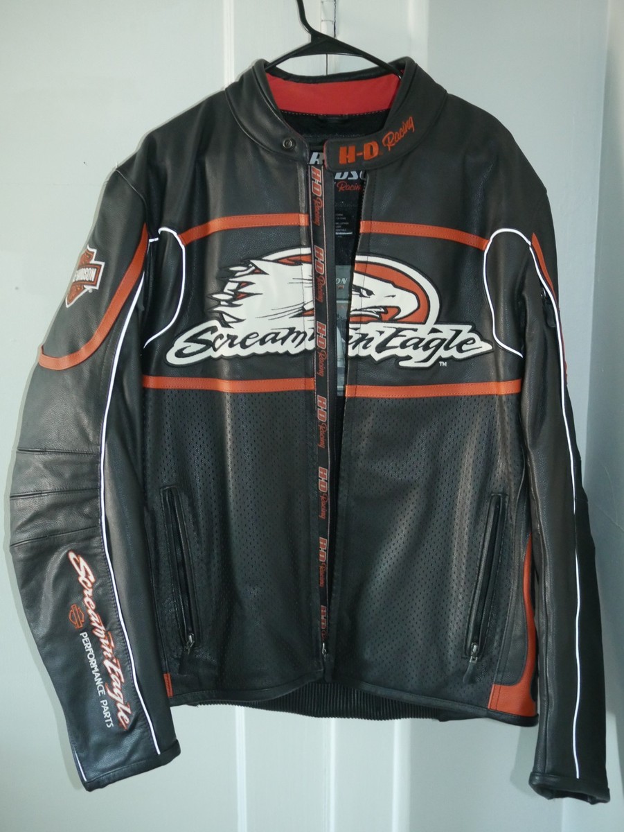 2006 Harley-Davidson Men's Screamin' Eagle Raceway Leather Jacket