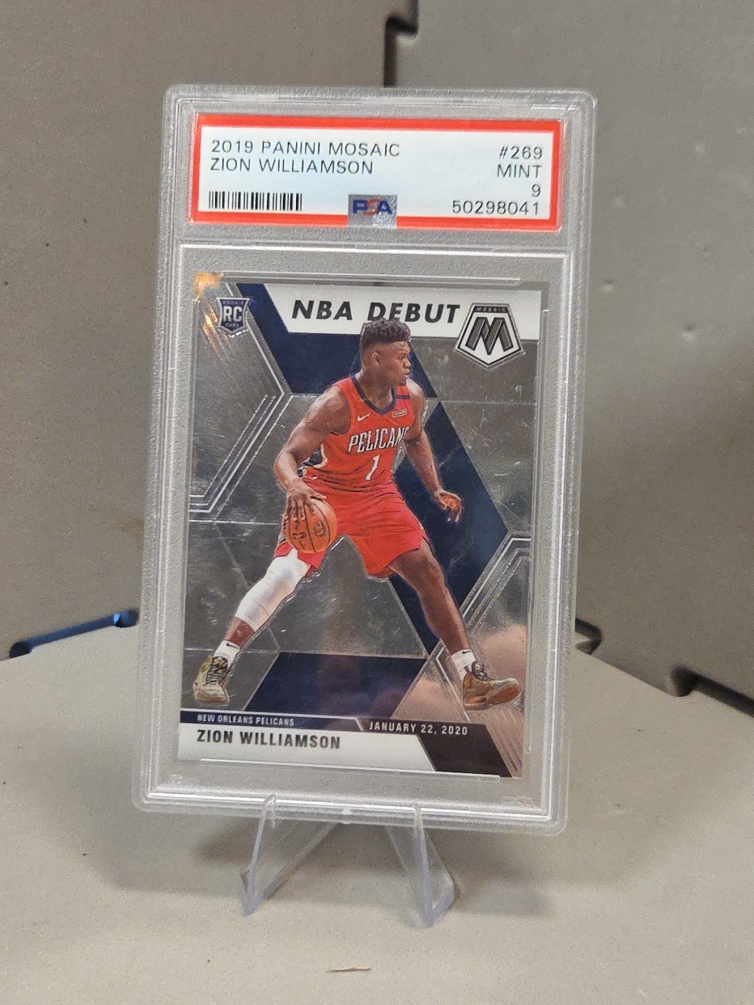 2019-20 Panini Mosaic - NBA Debut Zion Williamson #269 (RC)