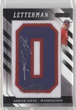 2008 Razor Letterman Numbered to 20 8/20 Adrian Nieto #AN Auto 0b2