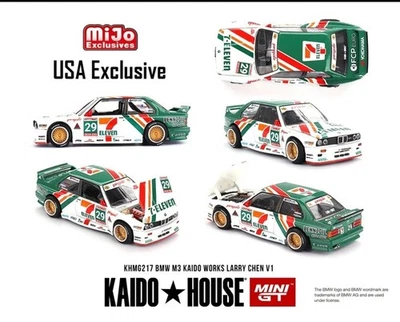 Kaido House x Mini GT BMW M3 #29 7-Eleven Kaido Works Larry Chen V1 #217 - Image 1 of 2
