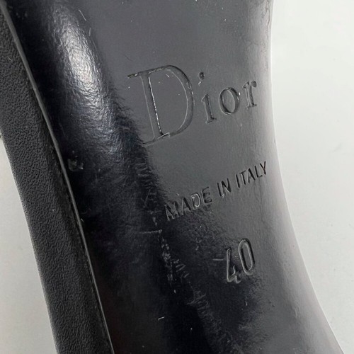 Christian Dior 2005 Galliano Era Logo Block Heel Sandals Size 40 - Picture 7 of 9