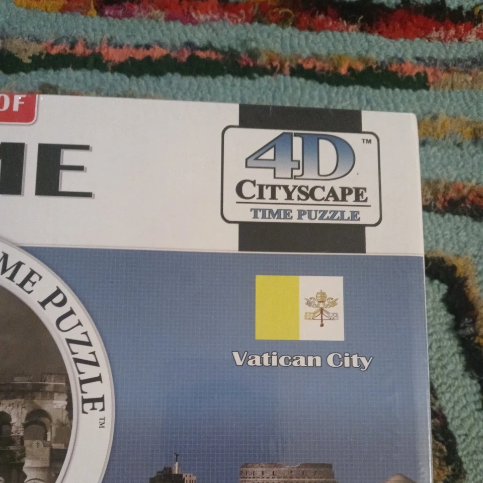 Rome 4D Cityscape Time Puzzle Vatican City 1200 pieces BRAND NEW WRAPPED - Image 3 of 4