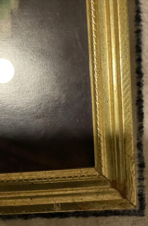 Рискованная гравюра в стиле ар-деко с названием «ПЕРСИДСКАЯ НОЧЬ» T. Anaw Hesser 1920-е 18 на 22 - Изображение 4 из 4