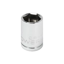 Powerbuilt 1/4 Inch Drive x 12 MM 6 Point Shallow Socket - 648289
