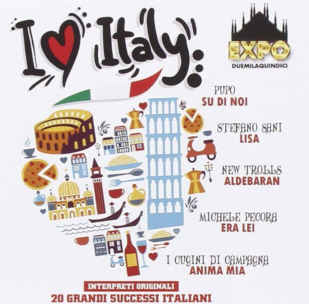 Сборник I Love Italy (CD) (ИМПОРТИРОВАН из Великобритании)