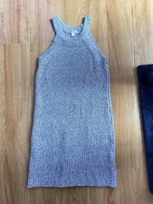 Xhilaration Women's Sleeveless Sweater Dress Knit Size XS 100% Cotton Fairy
