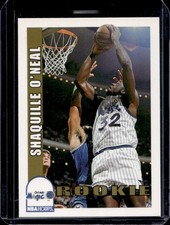 1992-93 Hoops Shaquille O'Neal Rookie RC #442 Magic