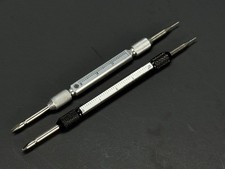 2PC Watch Repair Spring Bar Tool Link Remover Pin Pusher Ruler for Rolex Tudor