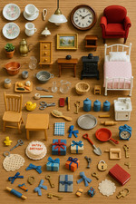 Dolls House Model Railway Furniture And Accessories. Build A Bundle