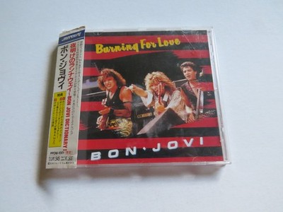 BON JOVI - Burning For Love - CD Single - 1989- Japanese Issue - PPDM-1001