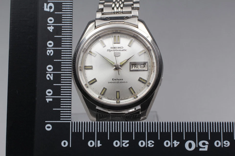 [Near MINT] Vintage 1966 SEIKO SPORTSMATIC5 DX 7619-9060 25J AT Mens Watch JAPAN - Image 4 of 4
