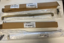 Signature Hardware 18" Ponderay Brass Appliance Pull - Antique Brass (2-Pack)