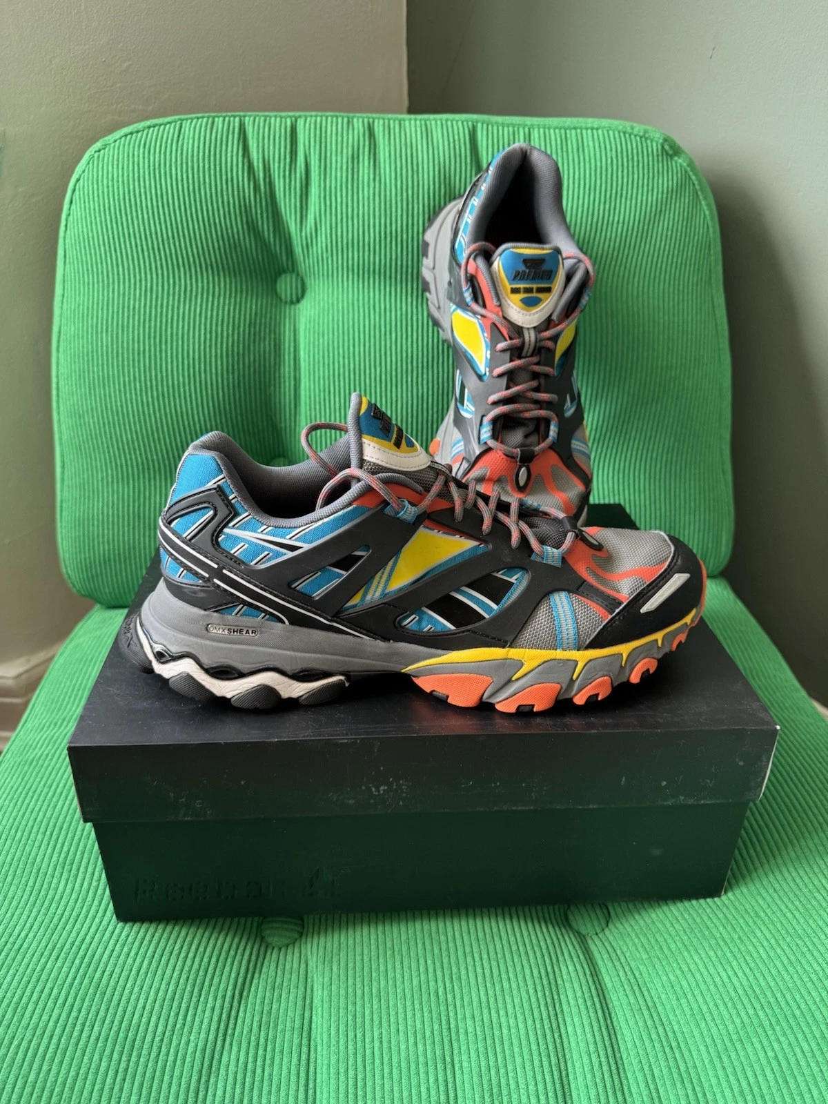 Reebok Premier Mens DMX Trail Shadow Mens Trainers Running Shoes Size UK 9.5
