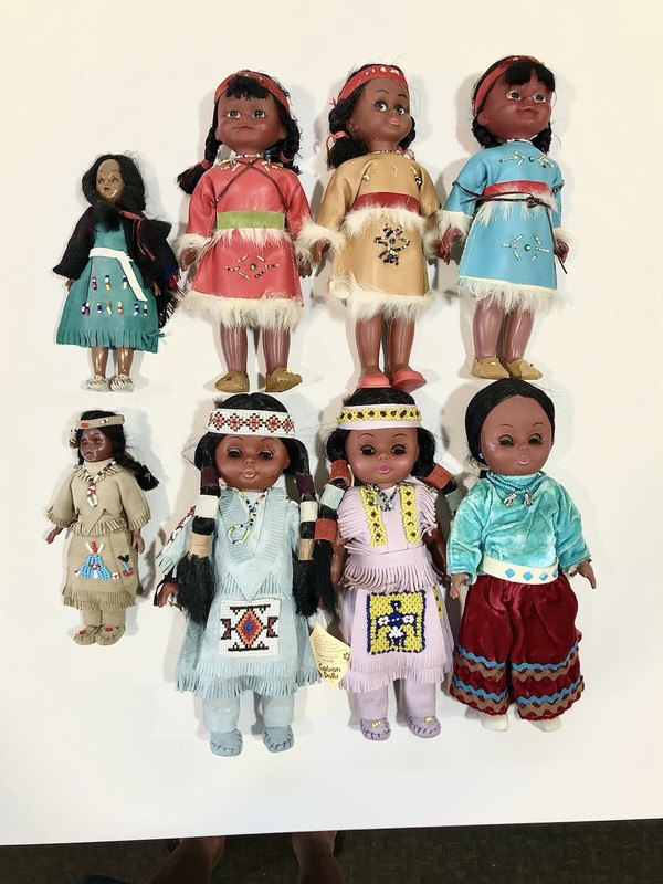 Carlson Dolls, Vintage, Native American Style 