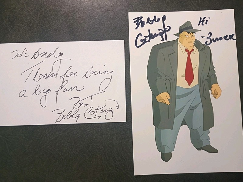ROBERT COSTANZO As HARVEY BULLOCK Hand Signed Autograph 4X6 PHOTO & CARD- BATMAN