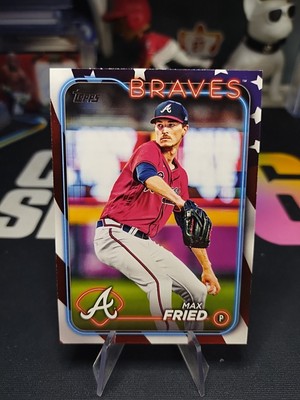 2024 Topps Series 1 Max Fried Independence Day  Parallel 07/76 Yankees CYA? 