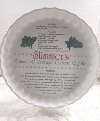 Vintage T.G. Green  Epicure  Spinach Cottage Cheese Quiche Baking Dish England