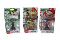 Nintendo Amiibo Super Mario + Luigi+ Bowser Super Mario Collection Neu/Ovp