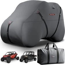 UTV Cover, Waterproof 420D Heavy Duty Protection UTV Covers 2-3 Seater/4-6 Seate
