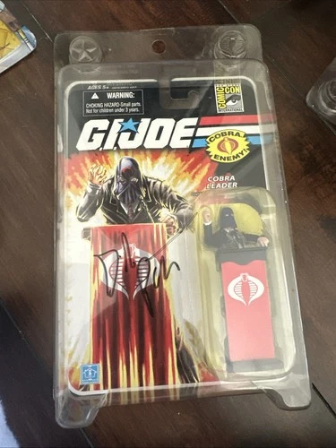 GI Joe Vintage 3.75 2008 SDCC Cobra Commander Black Suit New Cobra Leader Case