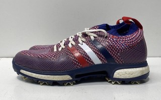 Adidas Crossknit 2.0 Navy White Red Spiked Golf Shoes Men's Size 9.5