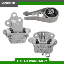 3PC New Motor & Trans Mount Set For 18-23 Chevrolet Equinox/GMC Terrain 1.5L FWD