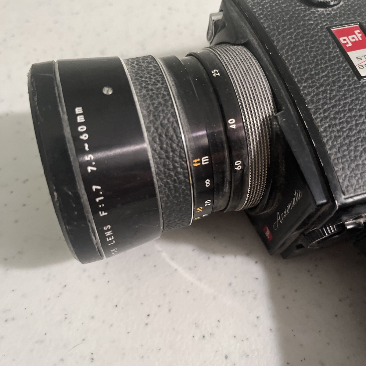 Vintage GAF Anscomatic ST/100 Super 8 Movie Camera Untested | eBay