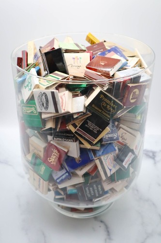 Vtg Matchbook Lot of 20 Matchbox Random from '70s-00's Restaurants Travel Ads
