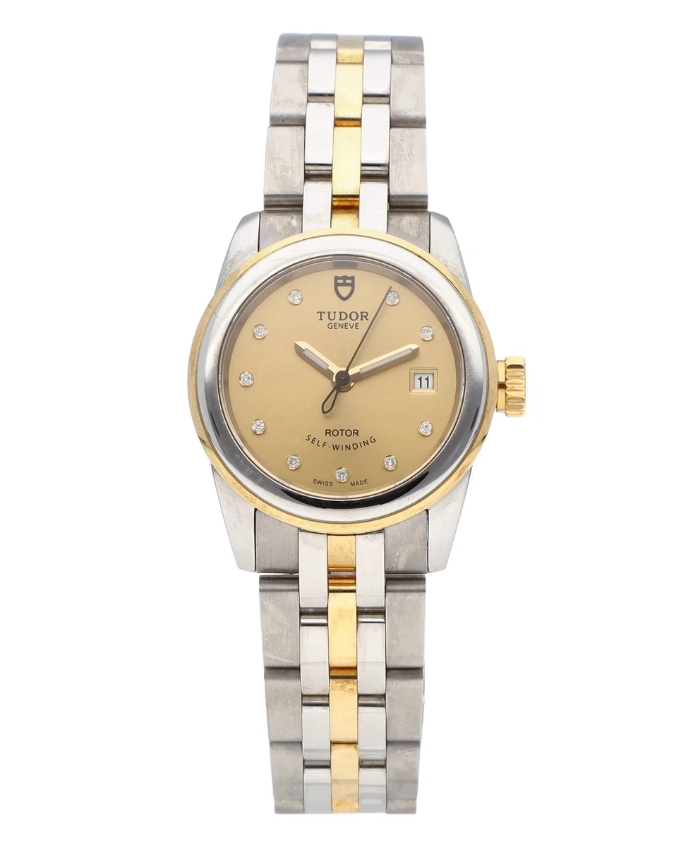 Tudor Glamour Date Steel Yellow Gold Automatic 26mm Ladies Watch
