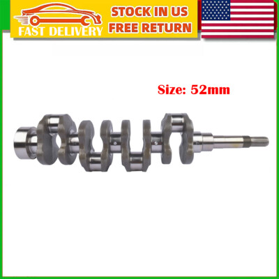 Spacing 52mm Engine Crankshaft 1664123020 For KUBOTA V1903 V2003 V2203 Engine